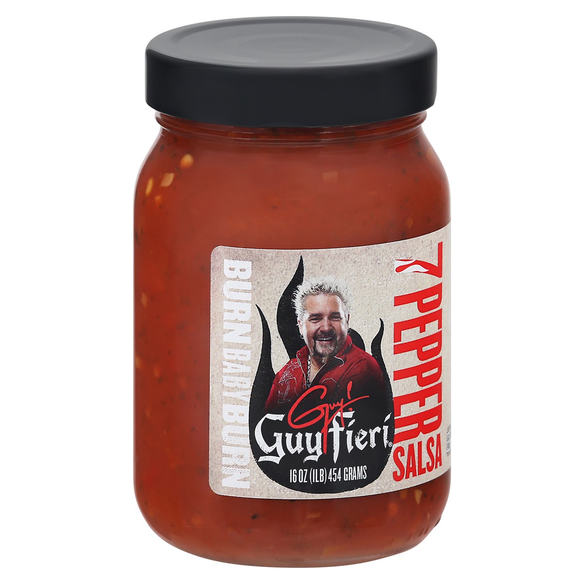 slide 2 of 12, Guy Fieri 7 Pepper Salsa 16 oz, 16 oz