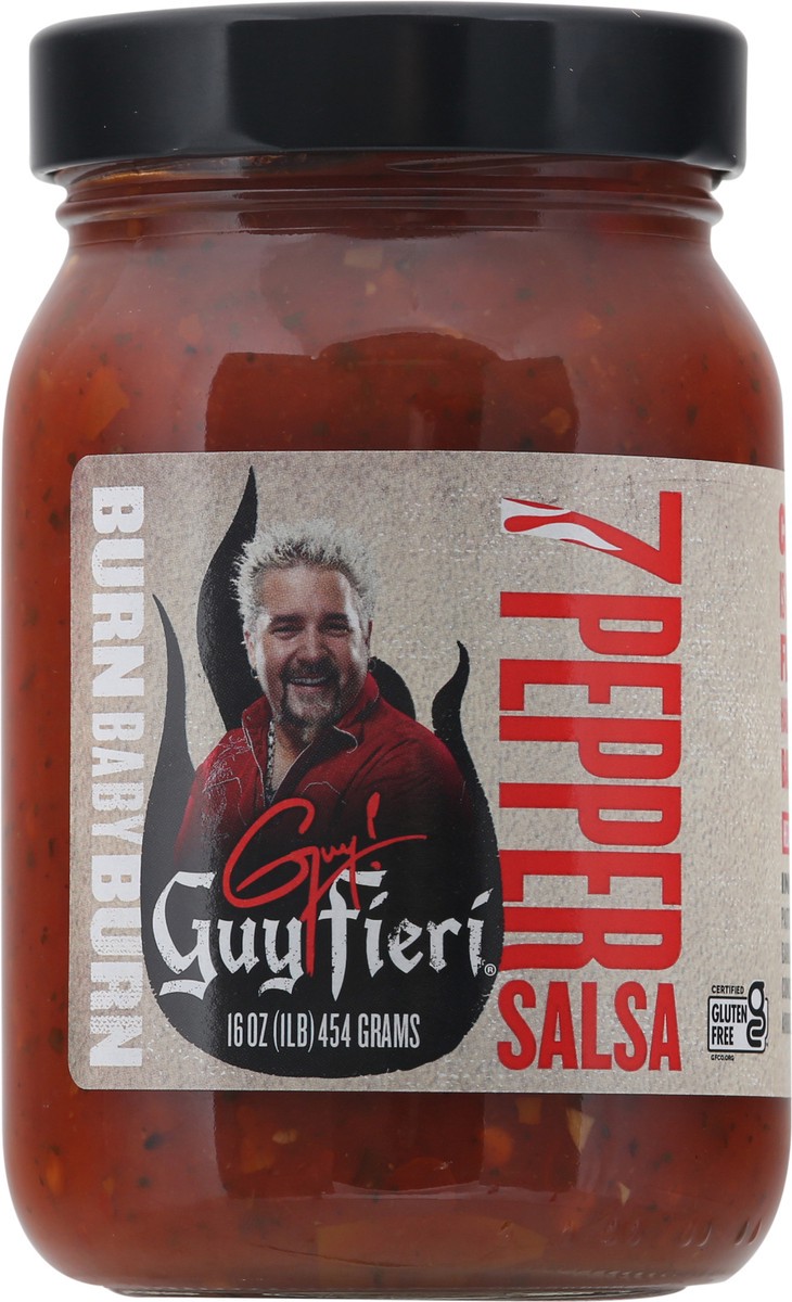 slide 9 of 12, Guy Fieri 7 Pepper Salsa 16 oz, 16 oz