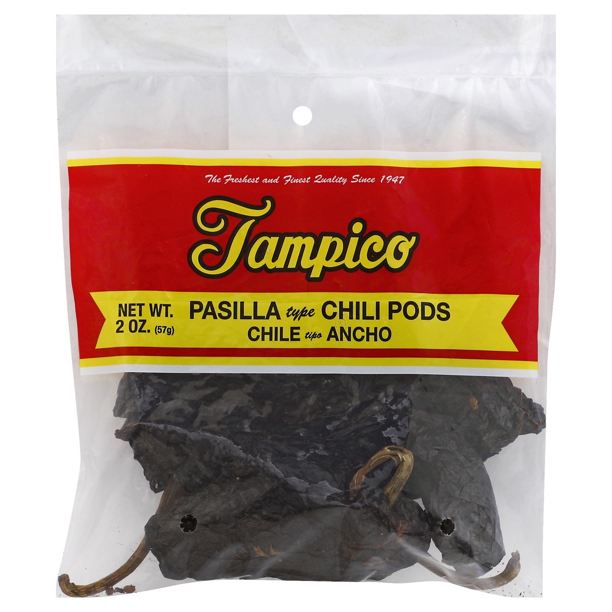 slide 4 of 4, Tampico Pasilla Chili Pods, 2 oz