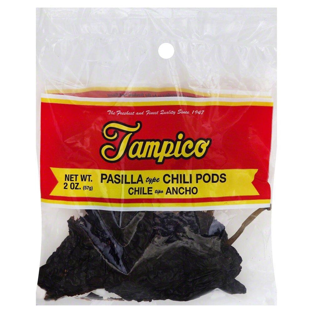 slide 1 of 4, Tampico Pasilla Chili Pods, 2 oz