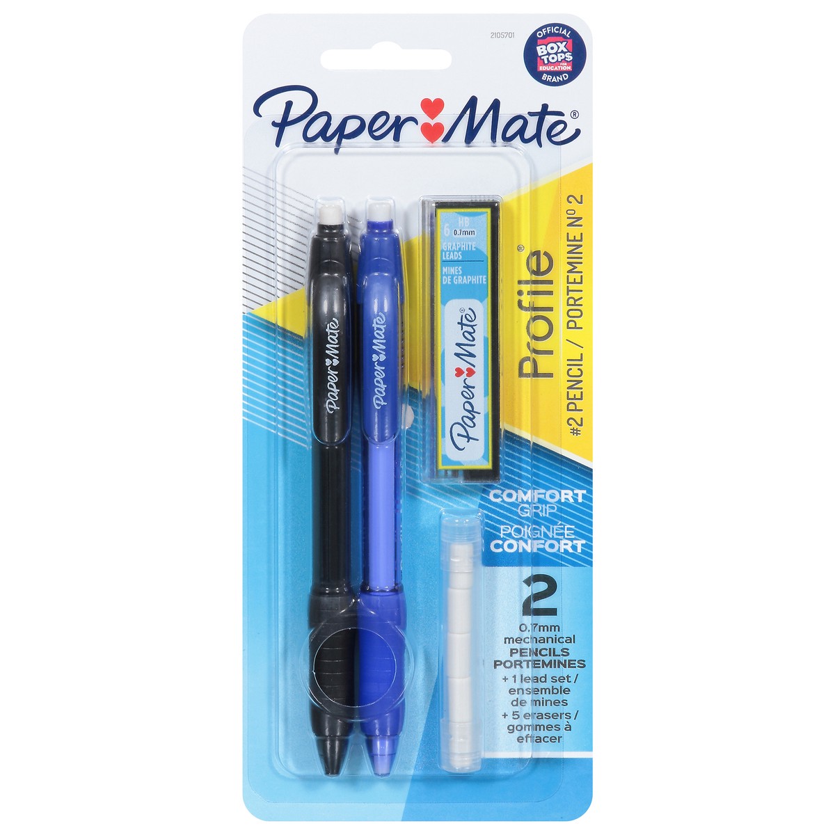 slide 1 of 6, Paper Mate 0.7 mm Mechanical Pencils 2 ea, 2 ct