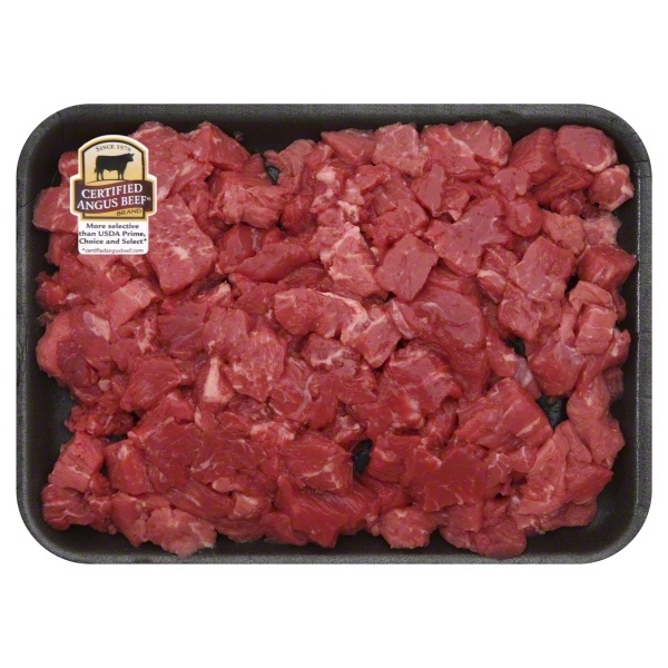 slide 1 of 1, Certified Angus Beef Boneless Beef Tips, per lb