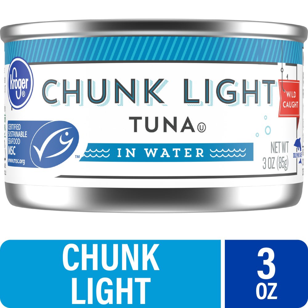 slide 1 of 2, Ralph's Kroger Chunk Light Tuna In Water, 3 oz