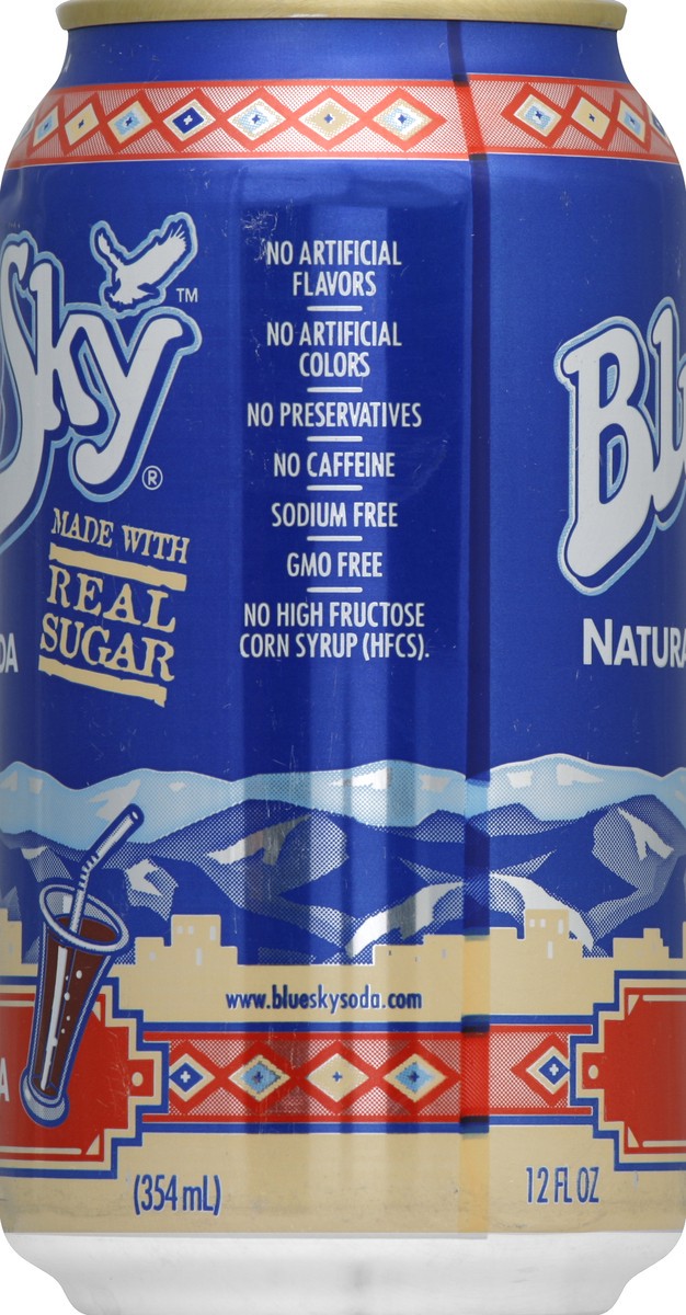 slide 3 of 4, Blue Sky Natural Cola Soda, 6 ct; 12 fl oz