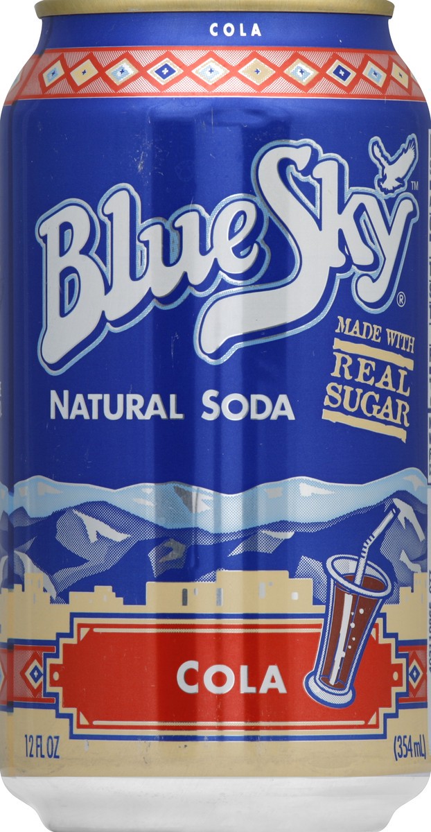 slide 4 of 4, Blue Sky Natural Cola Soda, 6 ct; 12 fl oz