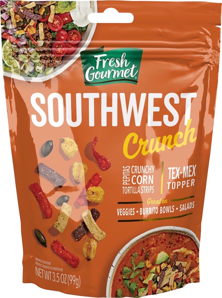 slide 7 of 8, Fresh Gourmet 3.5 oz. Southwest Crunch, Bag, 3.5 oz