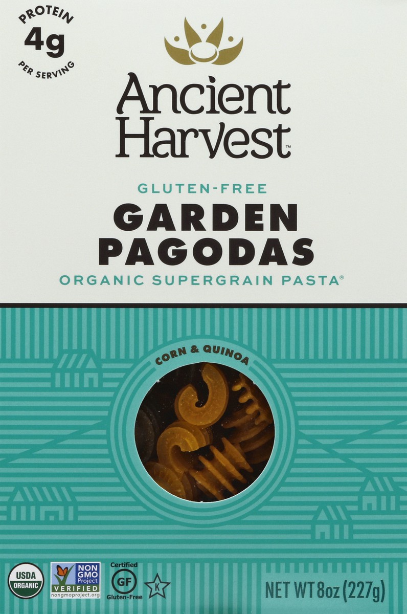 slide 2 of 4, Ancient Harvest Gluten-Free Pasta Garden Pagodas, 8 oz