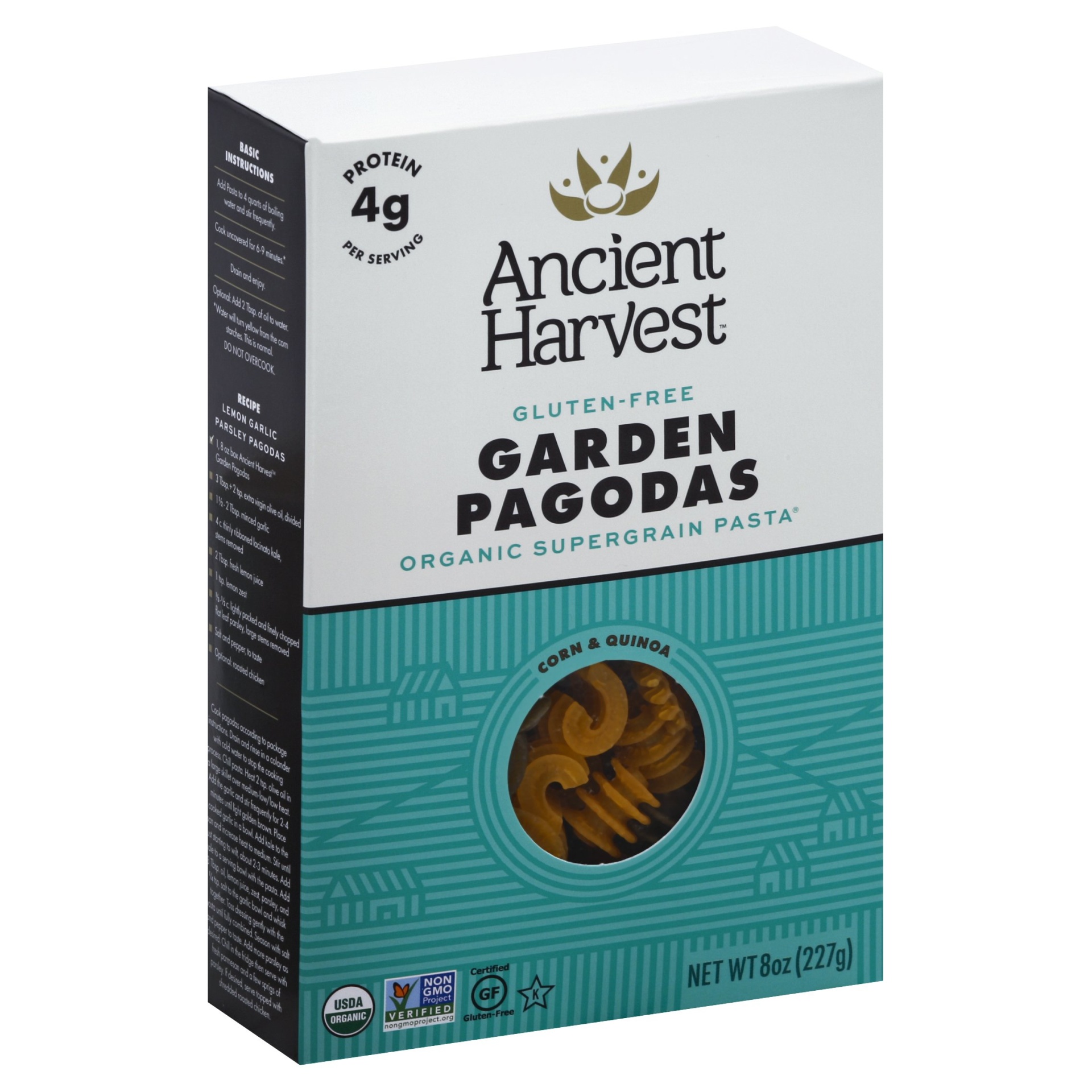 slide 1 of 4, Ancient Harvest Gluten-Free Pasta Garden Pagodas, 8 oz