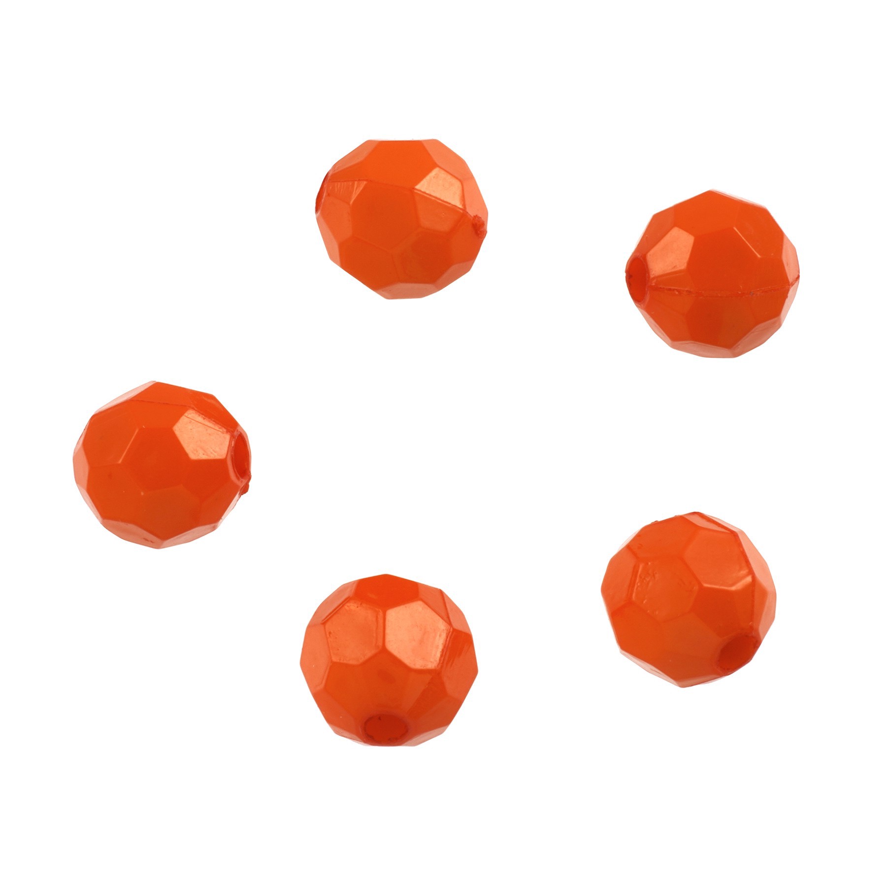 slide 3 of 4, 8mm Faceted Acrylic Round Craft Beads By Bead Landing, 8mm