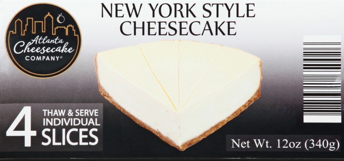 slide 3 of 12, Atlanta Cheesecake Company New York Style Cheesecake 4 ea, 12 oz