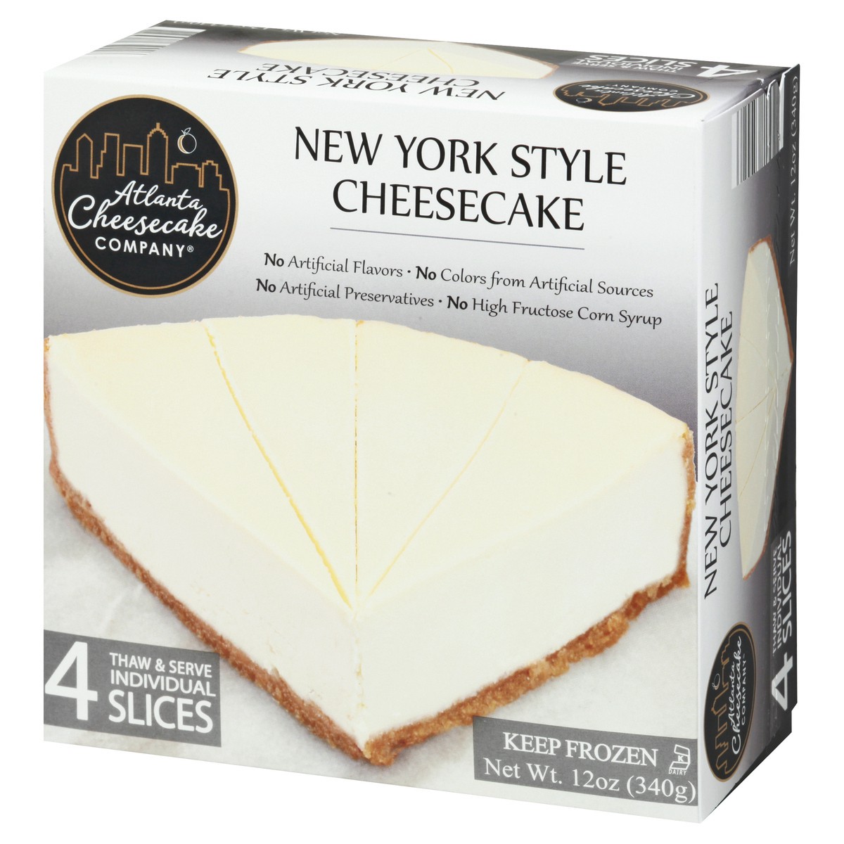 slide 11 of 12, Atlanta Cheesecake Company New York Style Cheesecake 4 ea, 12 oz