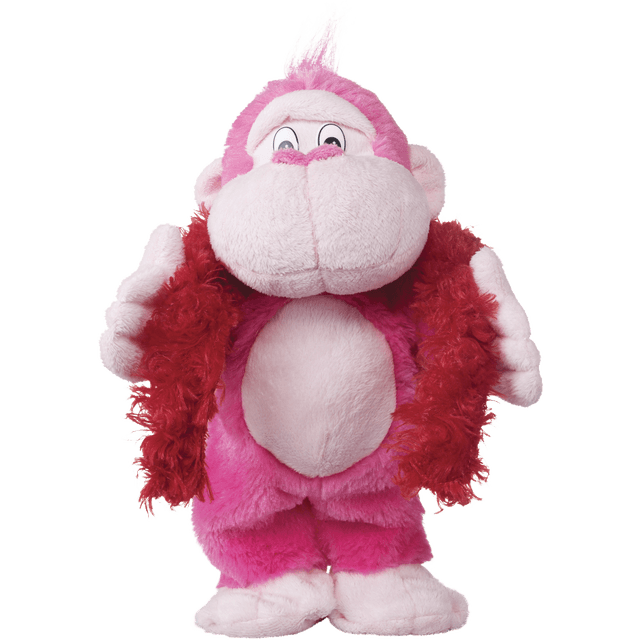 slide 1 of 1, RED AND PINK 11" Dancing Gorilla, 11 in