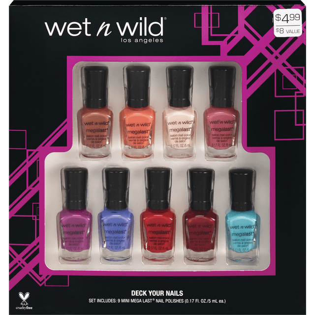 slide 1 of 1, WET N WILD W&Wld Deck Nails, 1 ct
