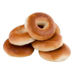 Bakery Plain Bagels - 6 ct