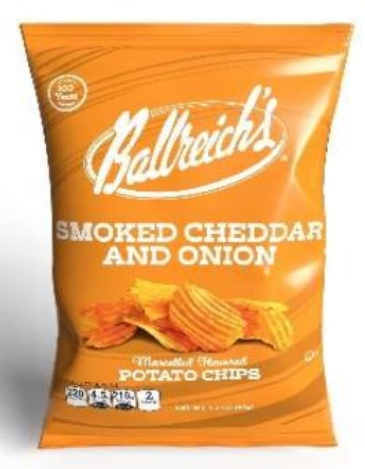 slide 1 of 1, Ballreichs Ballreich Smoked Cheddar And Onion Potato Chip, 9 0Z, 9 oz
