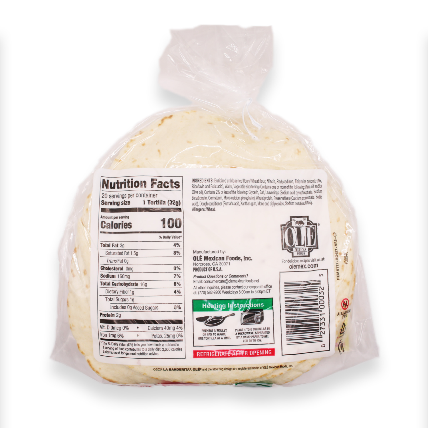 slide 2 of 5, La Banderita Family Pack Tortilla, 20 ct