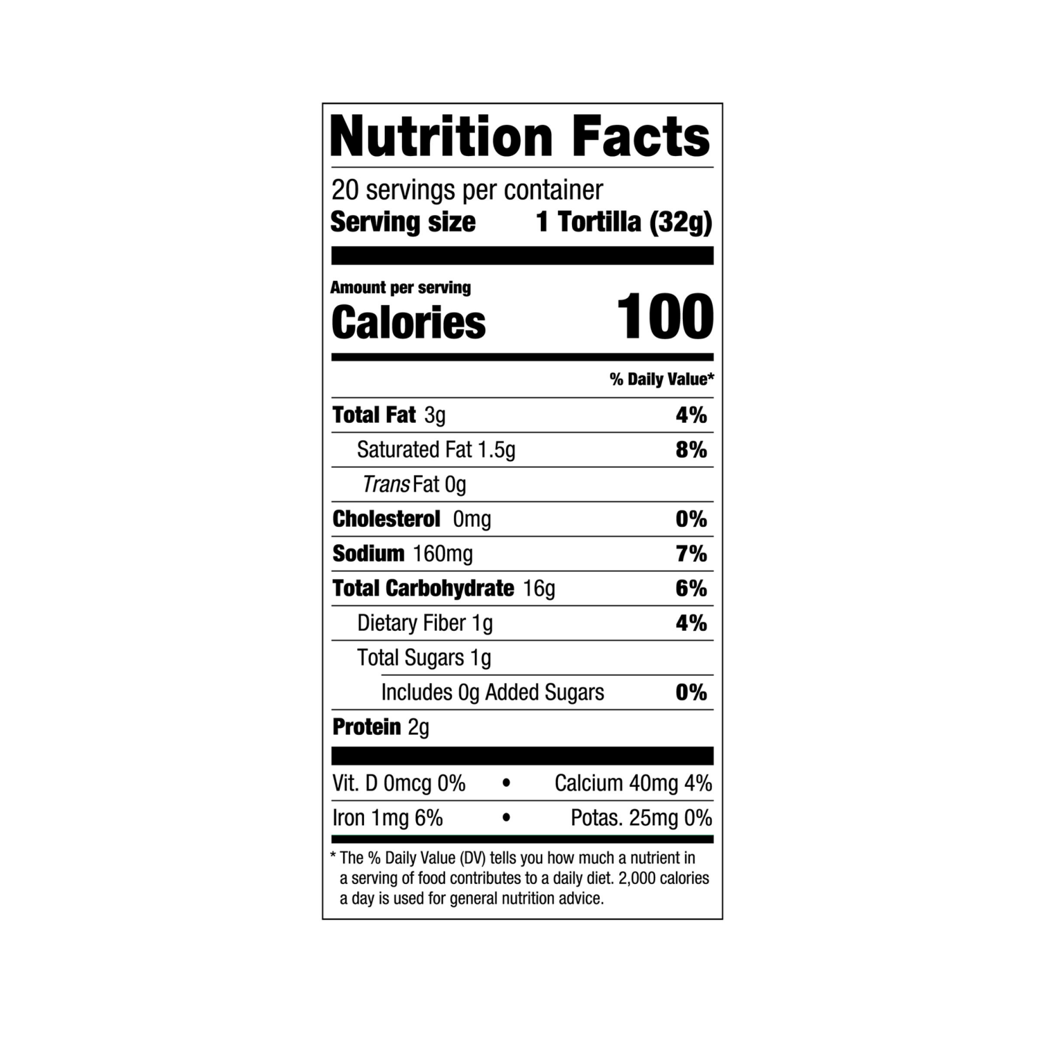 slide 3 of 5, La Banderita Family Pack Tortilla, 20 ct