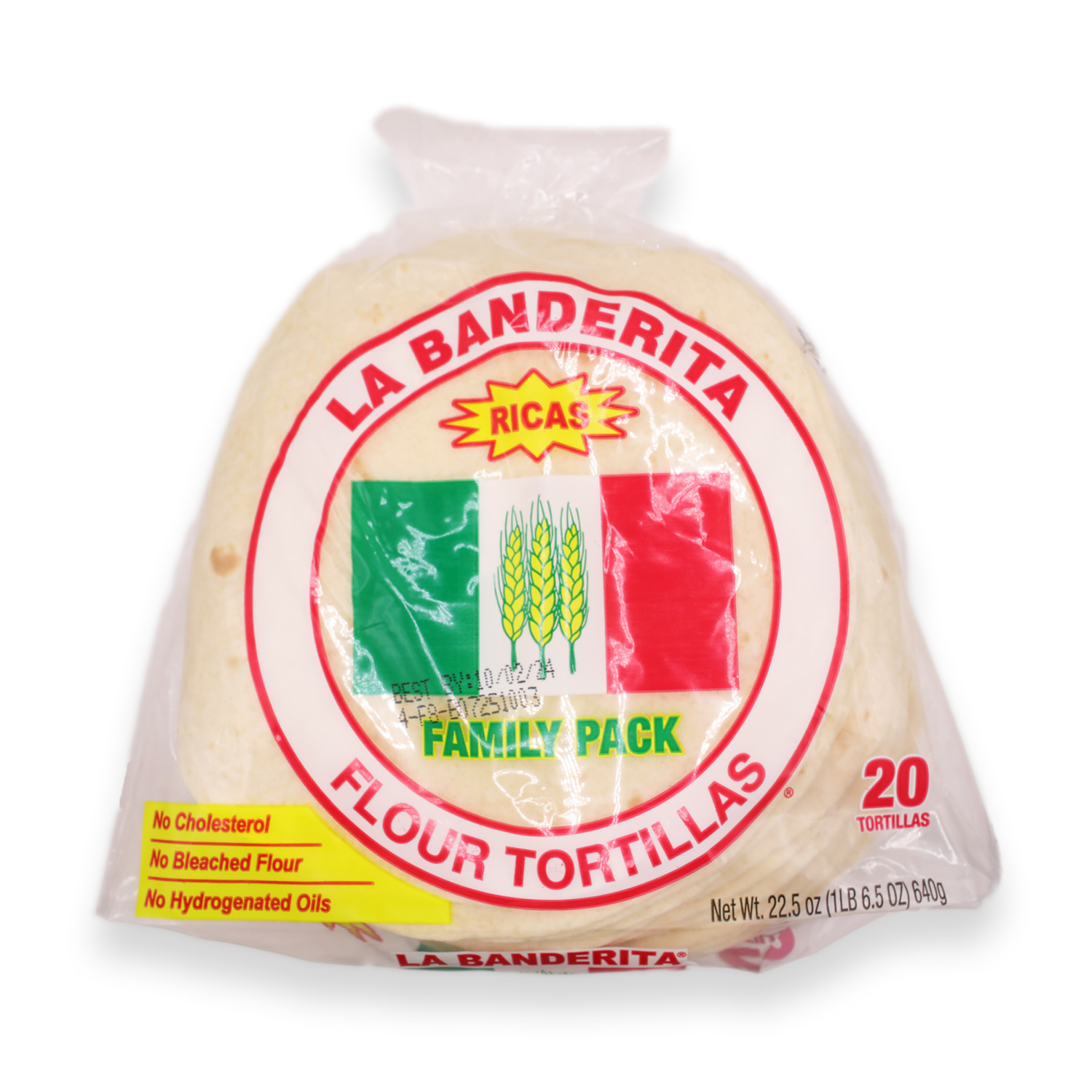 slide 1 of 5, La Banderita Family Pack Tortilla, 20 ct