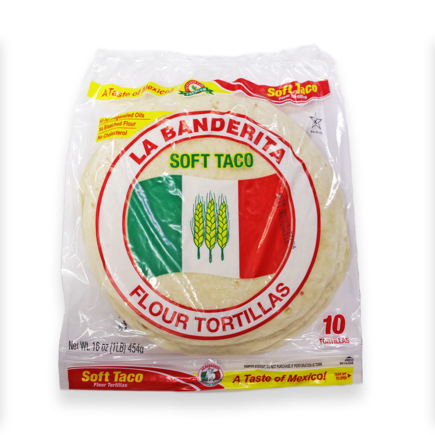 slide 1 of 5, La Banderita Soft Taco Flour Tortillas 16 oz, 16 oz