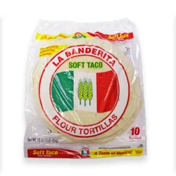 La Banderita Soft Taco Flour Tortillas 16 oz