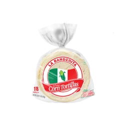 La Banderita White Corn Tortillas 18 ea