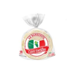 La Banderita White Corn Tortillas 18 ea