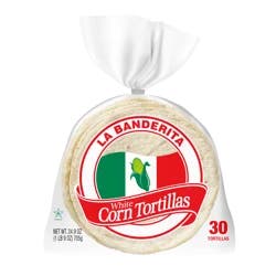 La Banderita White Corn Tortilla