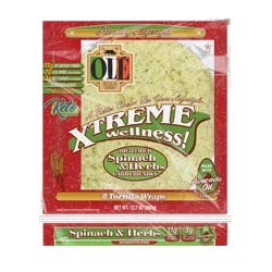 Olé Mexican Foods Ole Xtreme Wellness Carb Lean Keto Friendly Low Carb Spinach & Herbs Tortillas
