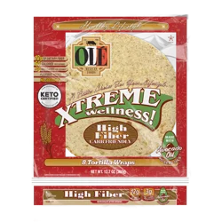 Olé Mexican Foods Ole Xtreme Wellness Carb Lean Keto Friendly Low Carb High Fiber Tortillas