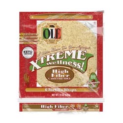 Olé Xtreme Wellness High Fiber, 10" Tortillas, Keto Friendly