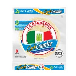 La Banderita Carb Counter Snack Size, 5.5" Tortilla, Keto Certified