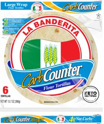 La Banderita Carb Counter, 10" Tortillas, Keto Certified