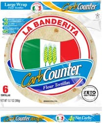 La Banderita Carb Counter, 10" Tortillas, Keto Certified
