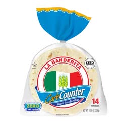 La Banderita Carb Counter Street Taco, 4.5" Tortilla, Keto Certified