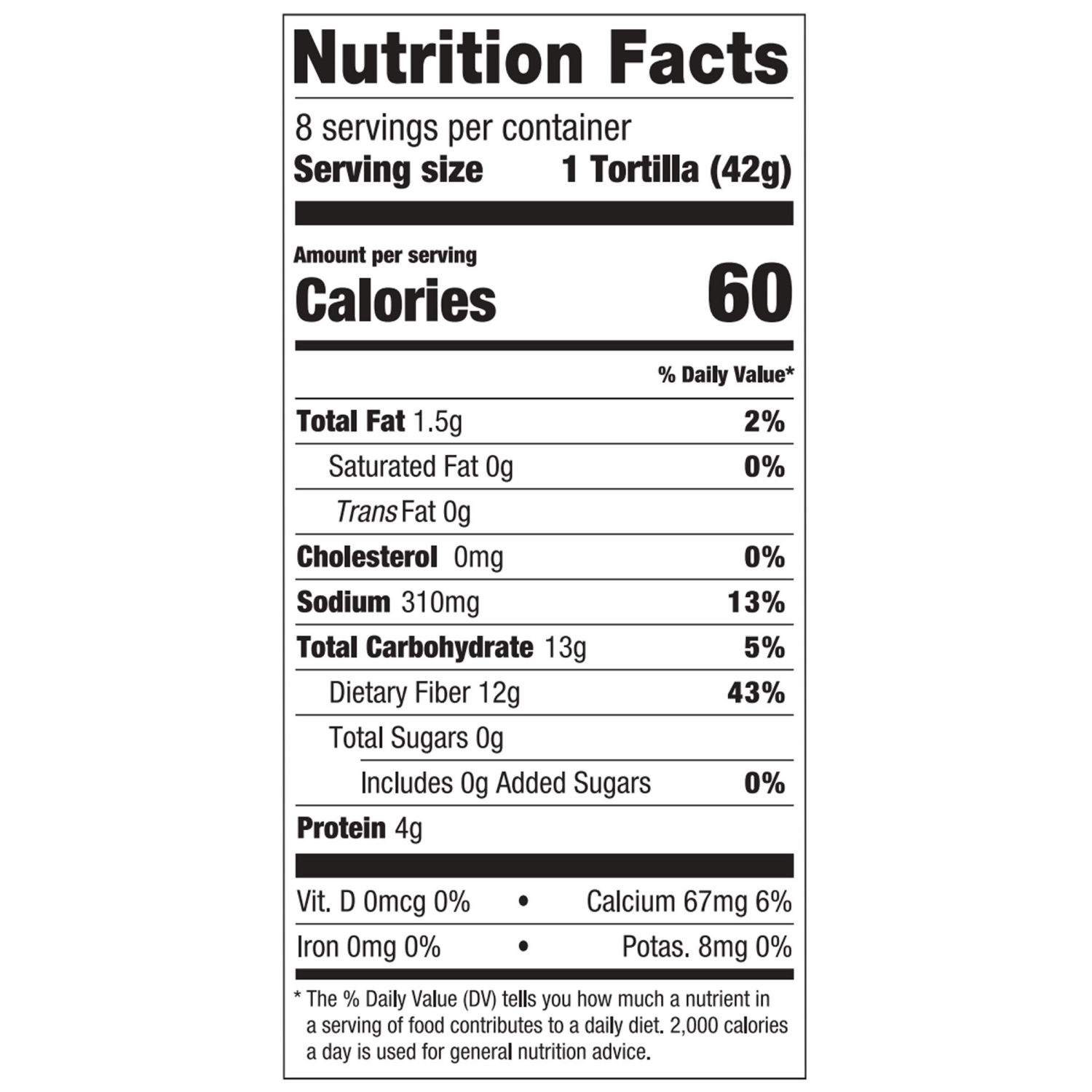 slide 3 of 3, La Banderita Carb Counter Zero Net Carbs 8Ct, 8 ct