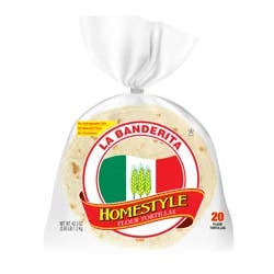 La Banderita Homestyle Flour Tortillas 20 ea