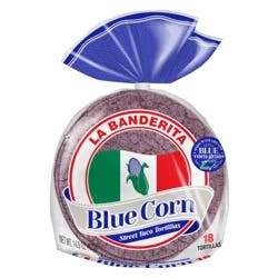 La Banderita Street Blue Corn Taco Tortillas 18 Each
