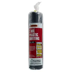 Frost King All-Purpose 3-Milimeter Plastic Sheeting - Black