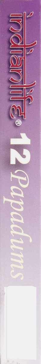 slide 3 of 4, Indianlife Plain Papadums, 12 ct; 4.2 oz