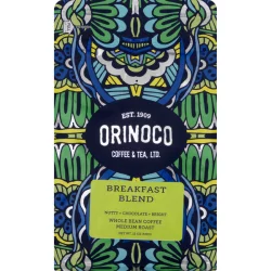 Orinoco Breakfast Blend Medium Roast Whole Bean Coffee