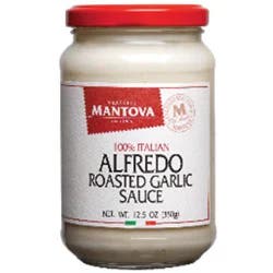 Mantova Garlic Italian Alfredo Sauce, 12.5 Oz.