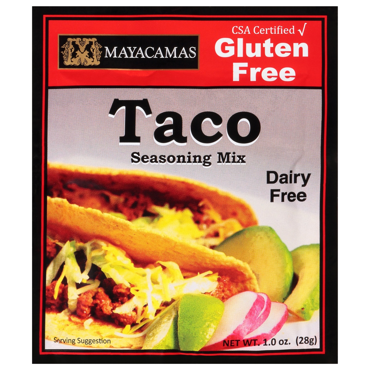 slide 1 of 1, Mayacamas Taco Seasoning Mix, 1 oz