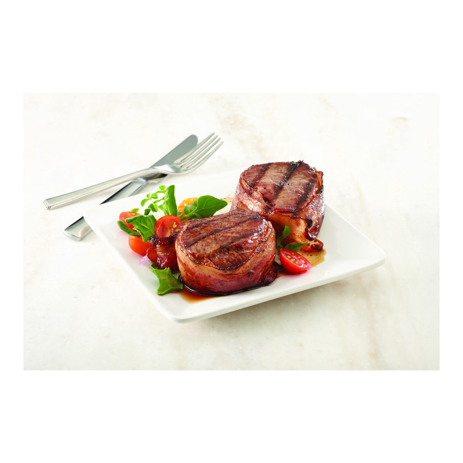 slide 1 of 1, Cub All Natural Bacon Wrapped Pork Tenderloin Medallion, 1 Pound, per lb