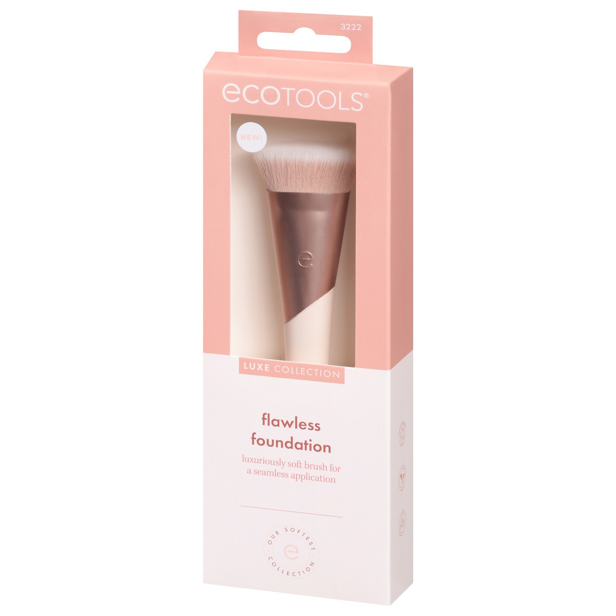 slide 5 of 9, EcoTools Luxe Collection Flawless Foundation Brush 1 ea, 1 ct