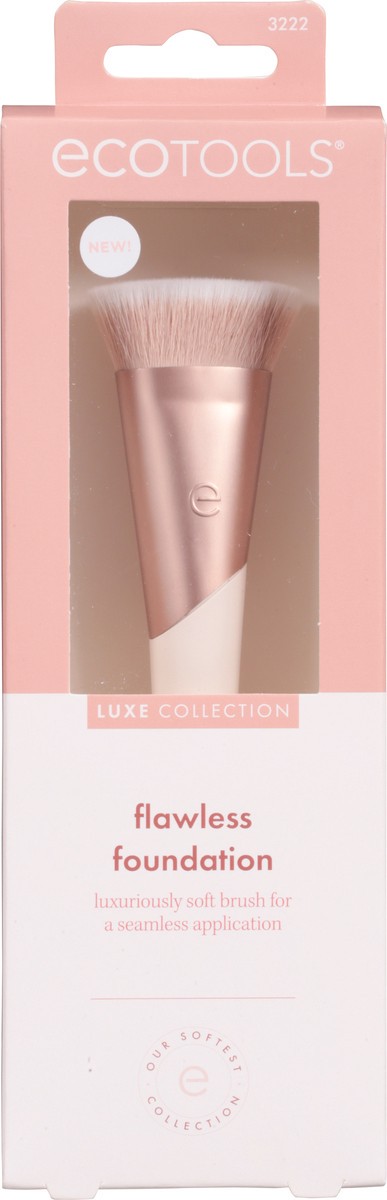 slide 3 of 9, EcoTools Luxe Collection Flawless Foundation Brush 1 ea, 1 ct