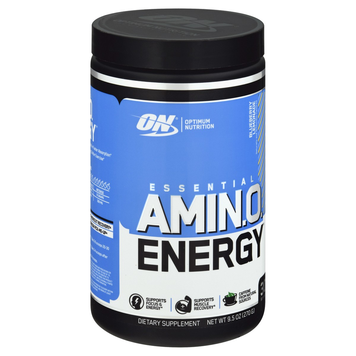 slide 5 of 12, Optimum Nutrition Essential Blueberry Lemonade Amino Energy 9.5 oz, 9.5 oz