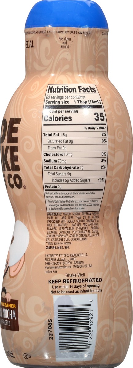 slide 13 of 14, Wide Awake Coffee Co. Salted Caramel Mocha Coffee Creamer 32 oz, 32 oz