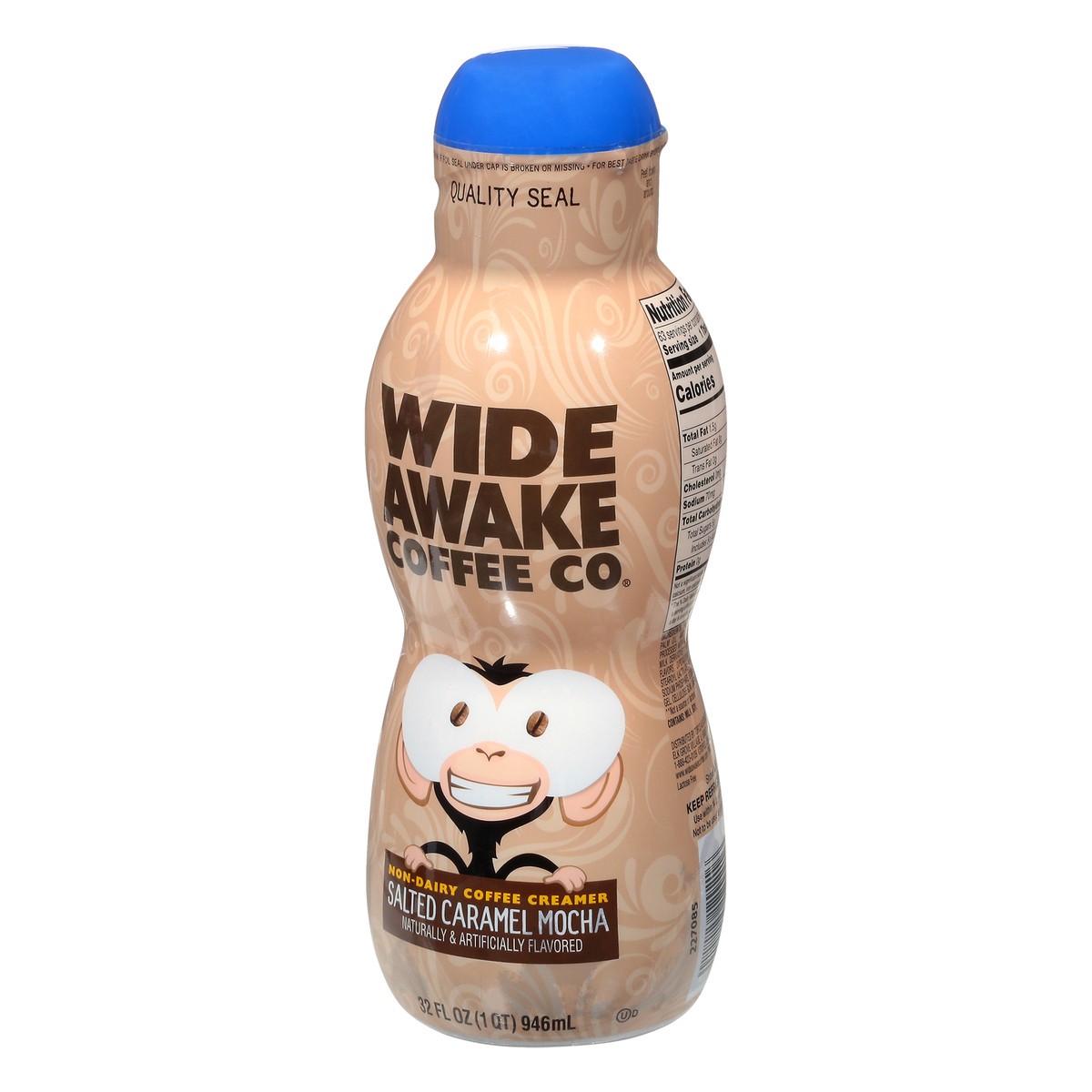 slide 8 of 14, Wide Awake Coffee Co. Salted Caramel Mocha Coffee Creamer 32 oz, 32 oz