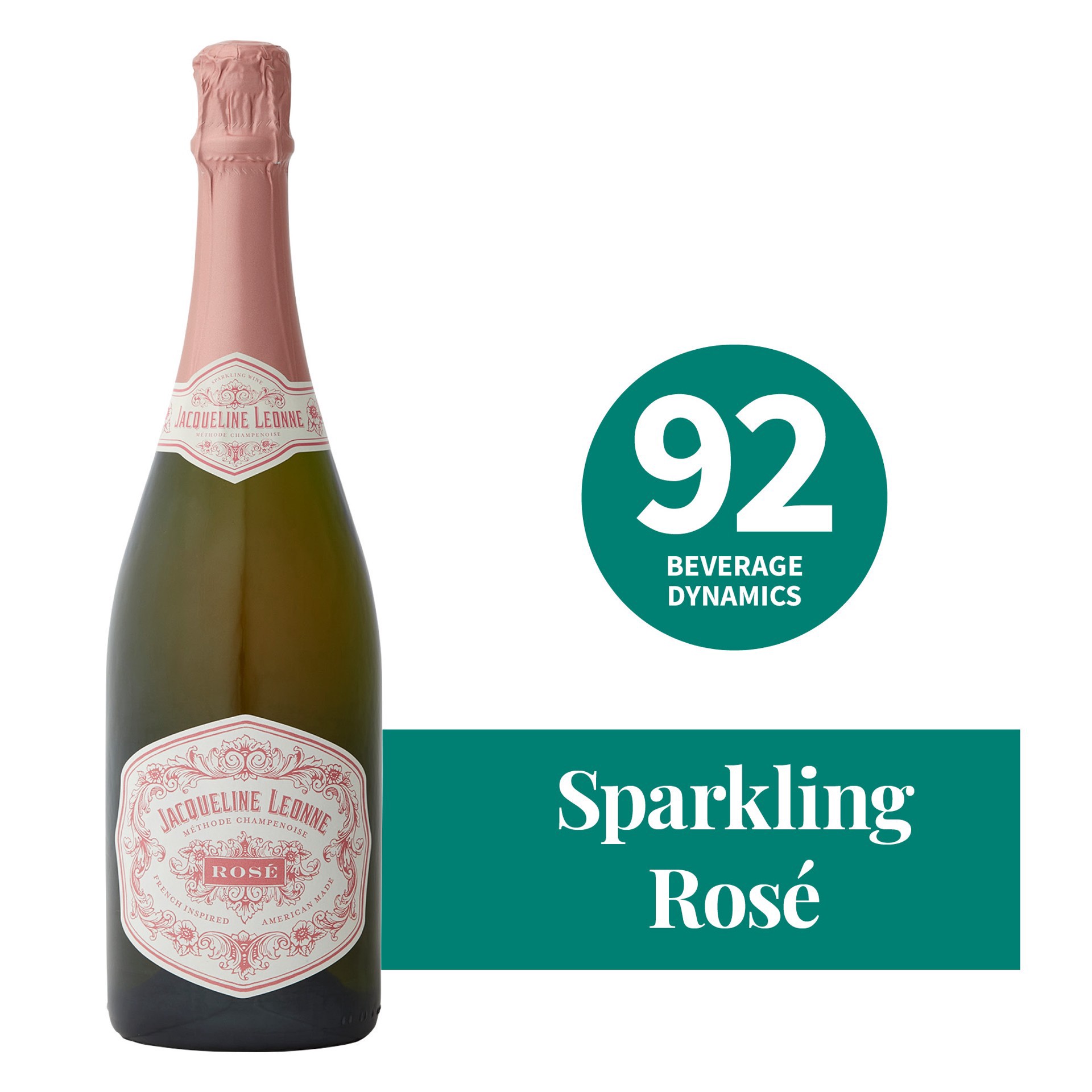 slide 1 of 1, Jacqueline Leonne Brut Rose', 750 ml