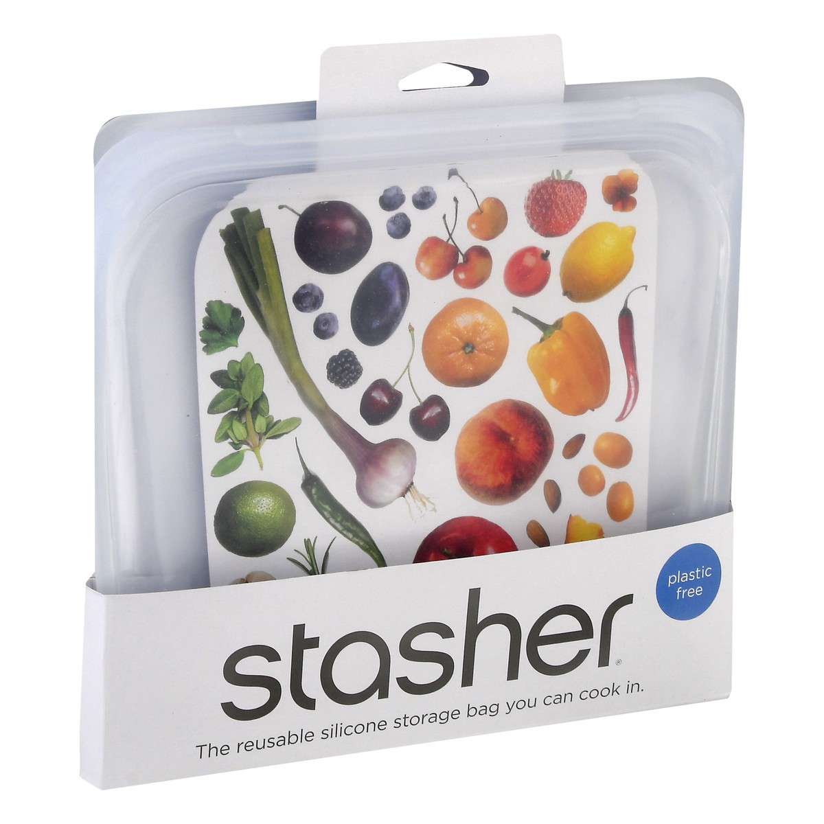 slide 2 of 9, Stasher 15 Fluid Ounce Reusable Silicone Sandwich Size Storage Bag 1 ea, 1 ct